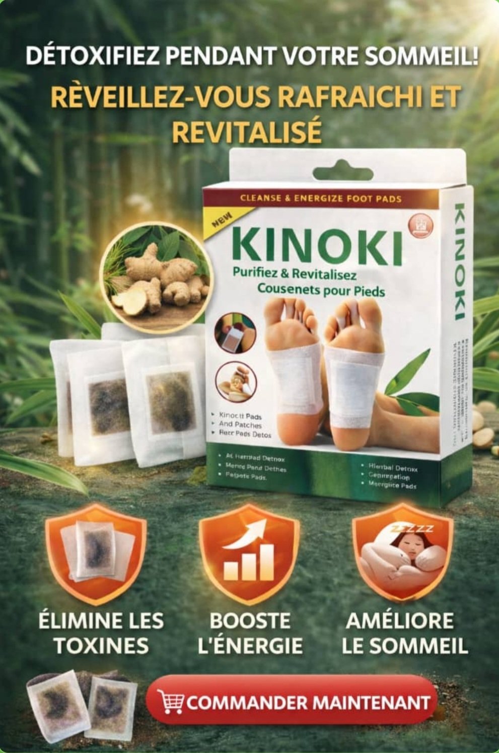 Kinoki Detox pour les pieds